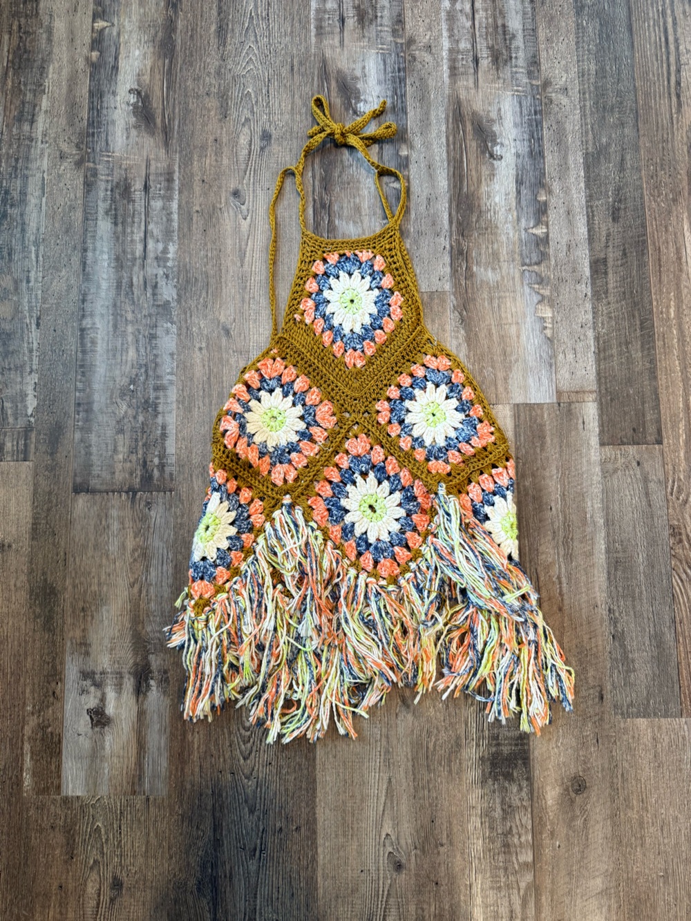 Free People Summer Love Crochet Halter Top - Picture 2 of 6